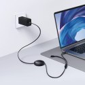 Kabel zwijany Baseus Bright Mirror Series USB-C - 2 x USB-C 100W 1m - czarny