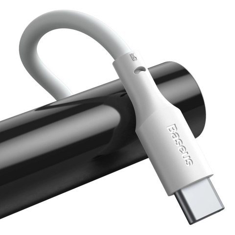 Baseus 2x kabel USB-A - USB Typ C szybkie ładowanie Quick Charge 40 W 5 A 1,5 m - biały (TZCATZJ-02)