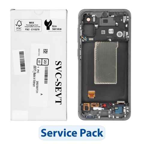 ServicePack Wyświetlacz LCD do SAMSUNG A56 5G A566B Graphite GH82-36829A
