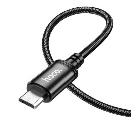 Kabel USB A do Micro USB Hoco 2,4A 2 m X89 czarny